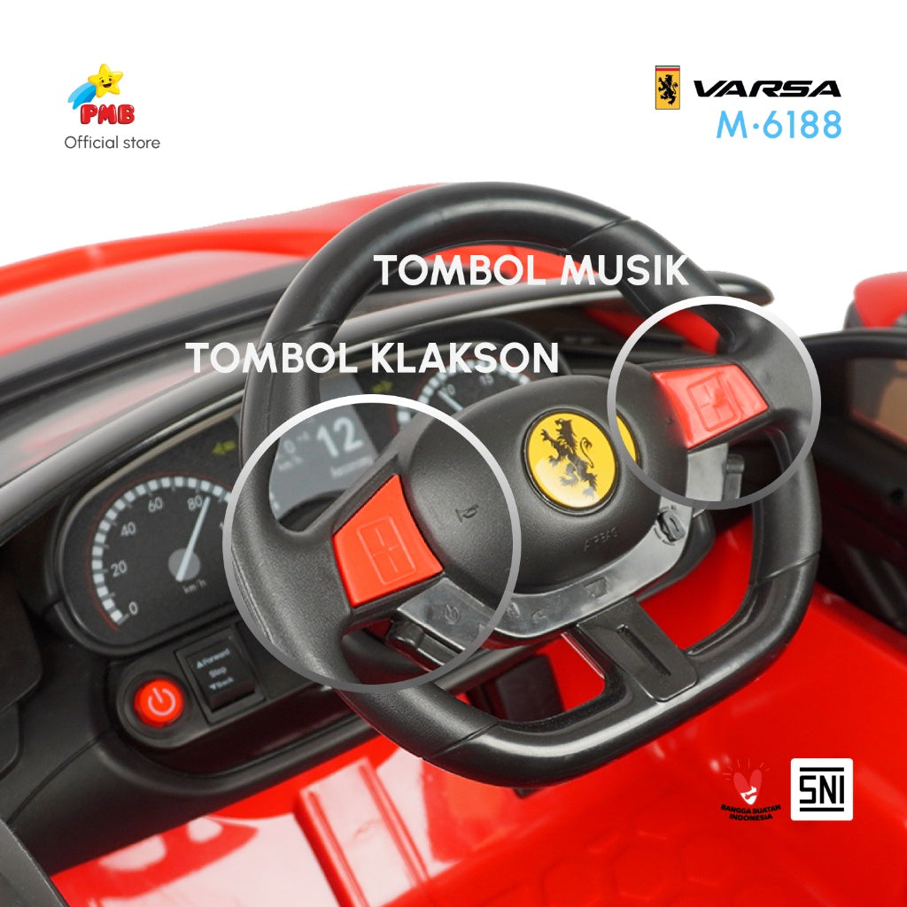 Mainan Anak Mobil Aki  VARSA  M6188 - PMB Toys
