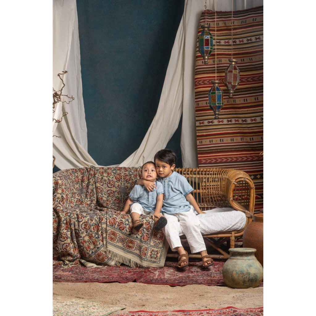 BOHOPANNA - RAYA COLLECTION 2025 - KURTA KIDS SET - Setelan Baju Bayi - Baju Muslim - Baju Raya