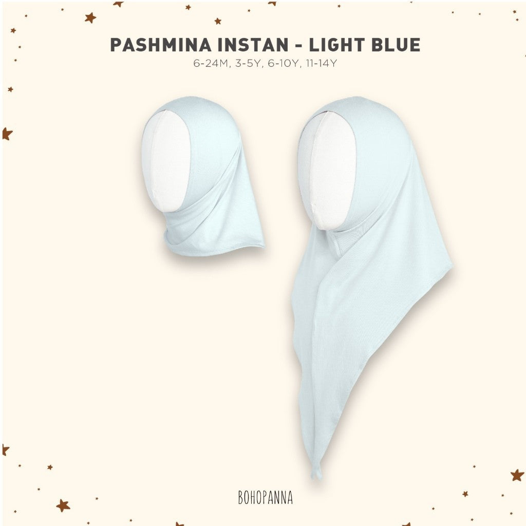 BOHOPANNA 2535 Raya 2025 - PASHMINA - Pashmina Instan - Hijab Anak Perempuan