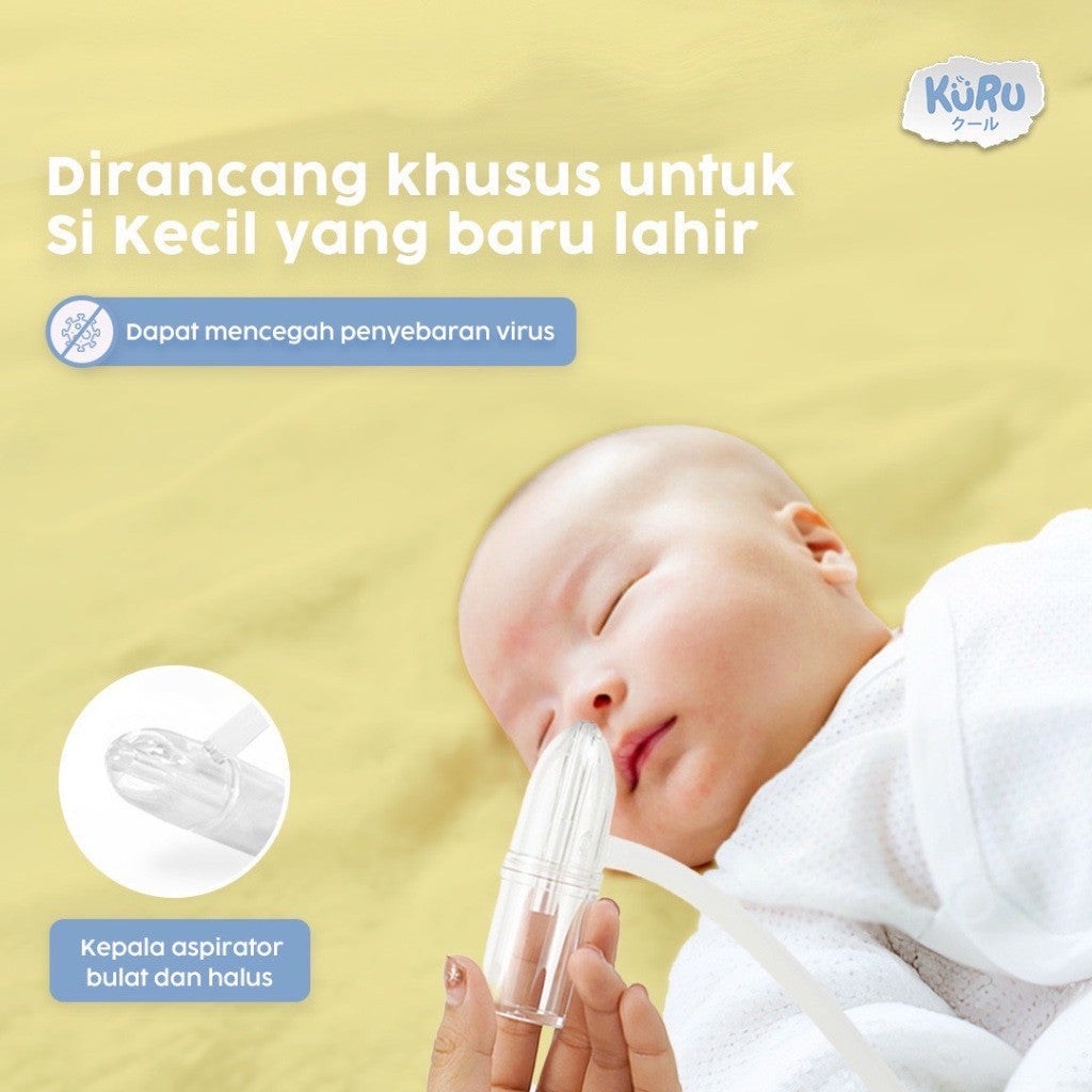Kuru Baby Nasal Aspirator Hand Pump | Alat Penyedot Ingus Bayi Manual