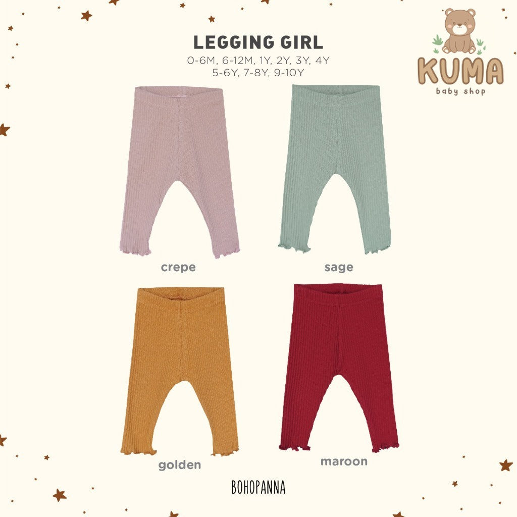 BOHOPANNA - LEGGING GIRL - Celana Panjang Anak Perempuan