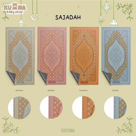 BOHOPANNA - RAYA COLLECTION 2025 - SAJADAH - Perlengkapan Sholat - Muslim - Perlengkapan Lebaran