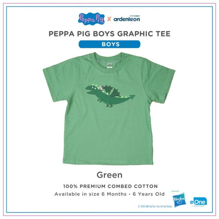 ARDENLEON Kaos Anak Peppa Pig Boy Graphic Tee Laki Laki