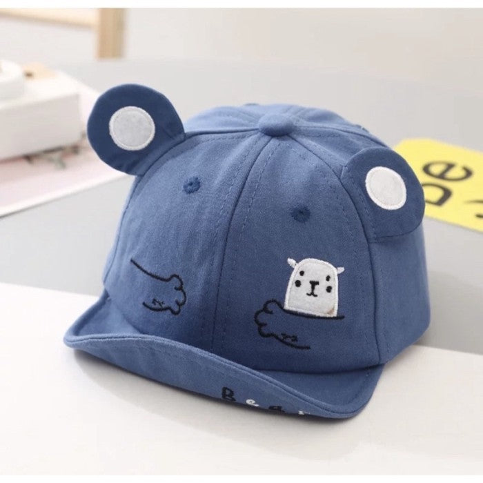 TOPI BASEBALL HUG BEAR TOPI ANAK MOTIF BERUANG LUCU FASHION TOPI ANAK