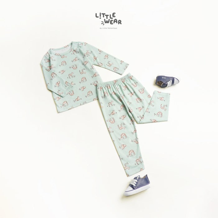 Baju Anak - Little Palmerhaus Little Wear Shoulder Long Set 17.0