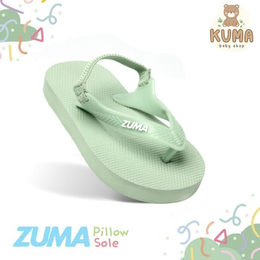 Zuma Baby Classic 9 Sage, Sandal Jepit Bayi Karet