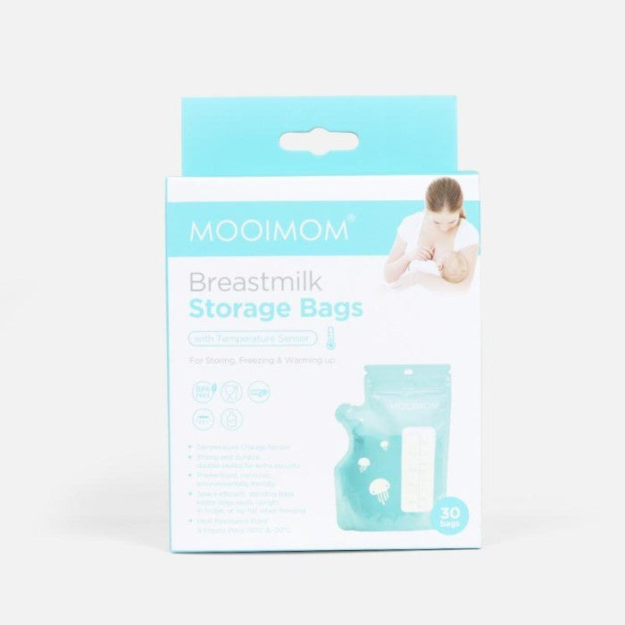 MOOIMOM Breastmilk Storage Bags Temperature Sensor Kantong ASI 250ml