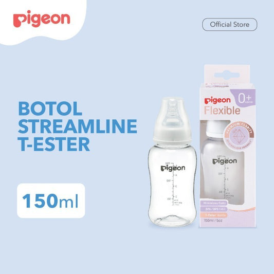 PIGEON Botol T-Ester Streamline 150ml with S-type Nipple Slim Neck