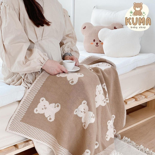 Kuma Blanket Care Bear Brown