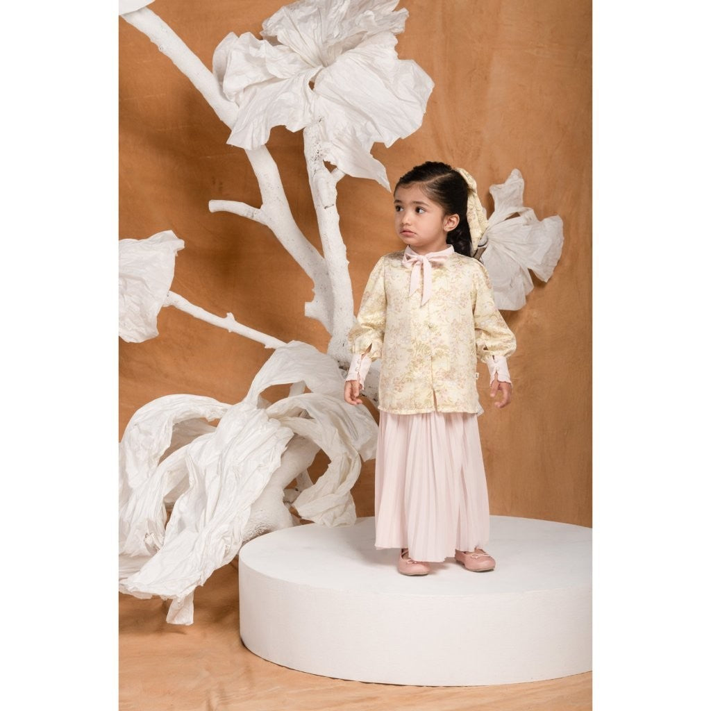 BOHOPANNA - RAYA COLLECTION 2025 - THANIA KIDS DRESS - Setelan Bayi Perempuan - Baju Muslim - Baju Raya