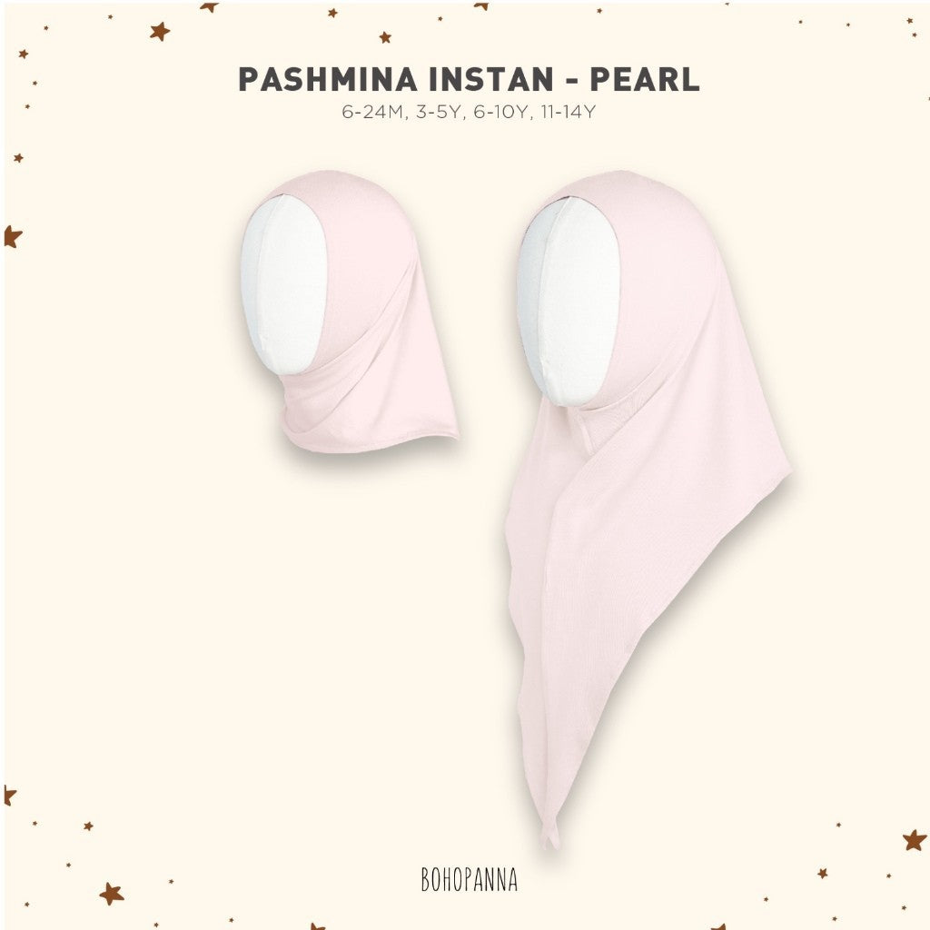 BOHOPANNA 2535 Raya 2025 - PASHMINA - Pashmina Instan - Hijab Anak Perempuan