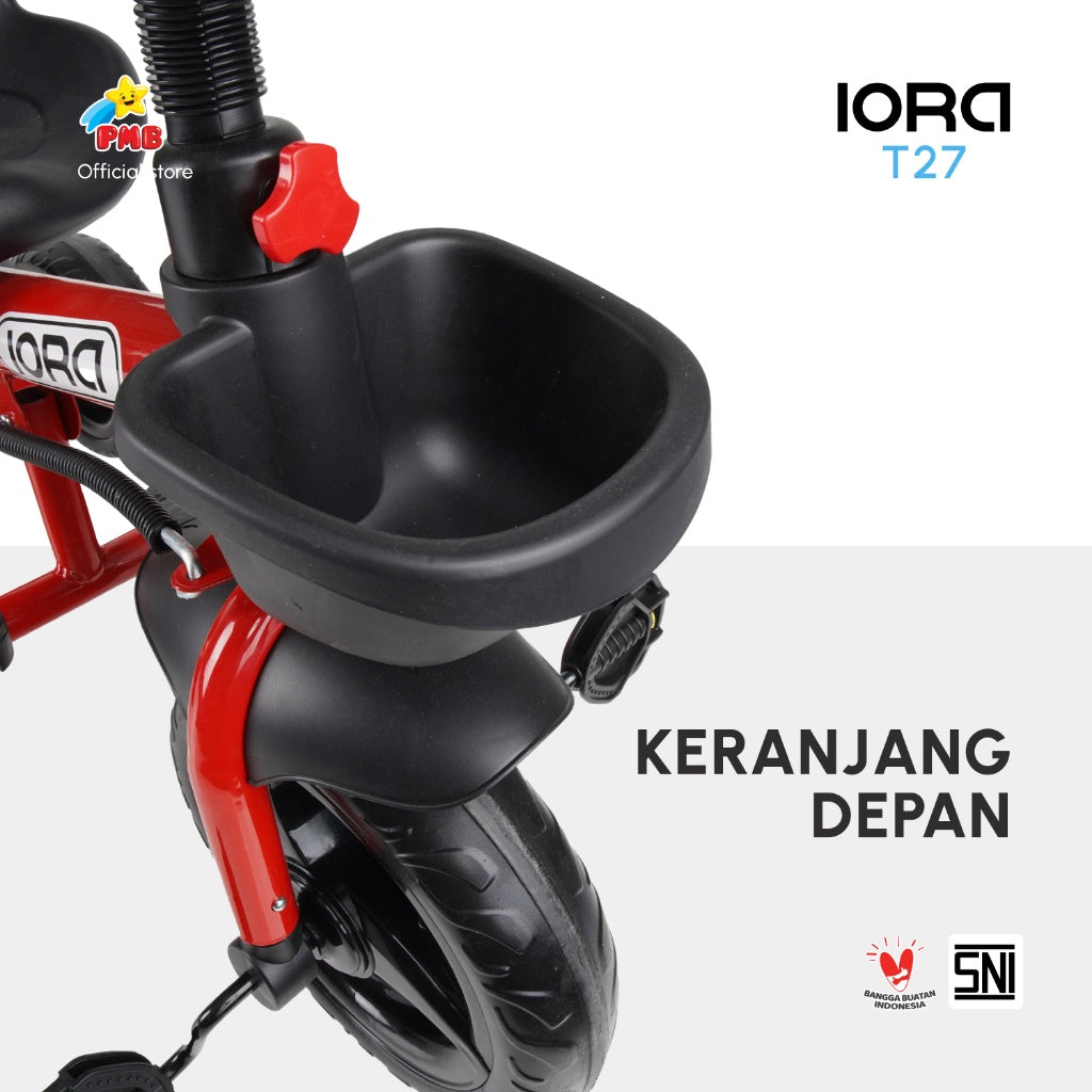 Sepeda Roda Tiga IORA Tricycle T27 – PMB Toys