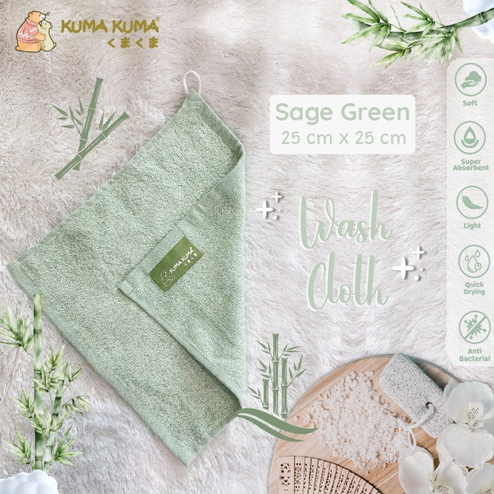 Washcloth by Kuma Kuma Handuk Mandi Bayi Kecil 4pcs