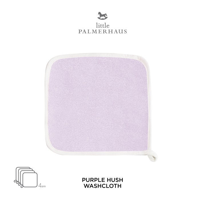 Little Palmerhaus - Bam & Boo Bamboo Washcloth Set Of 4 5.0