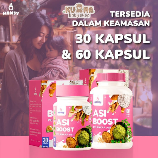 MOMSY ASI Booster 30 Kapsul / 60 Kapsul Pelancar Asi