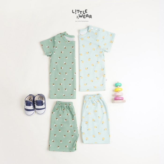 Little Palmerhaus - Little Wear Shoulder Button Short Set 18.0