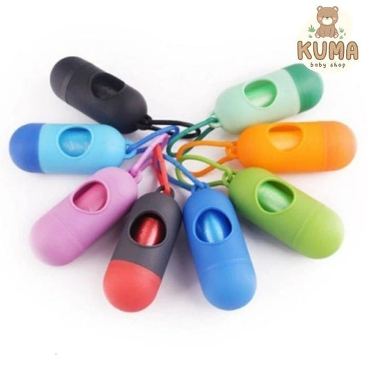 Gantungan Mini Kapsul Dispenser Plastik Sampah Roll Case Capsul