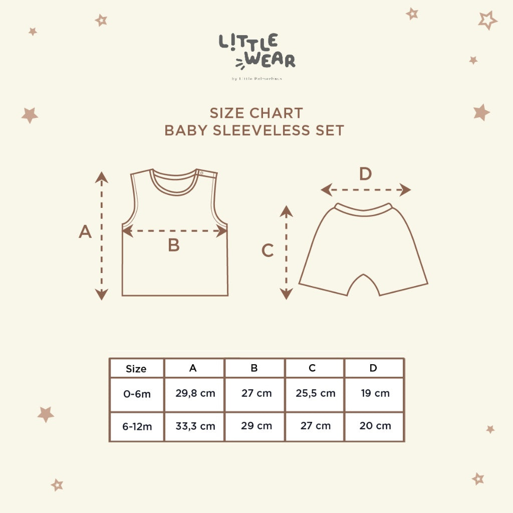Little Palmerhaus - Little Wear Baby Sleeveless Set 20.0 (Setelan Bayi)