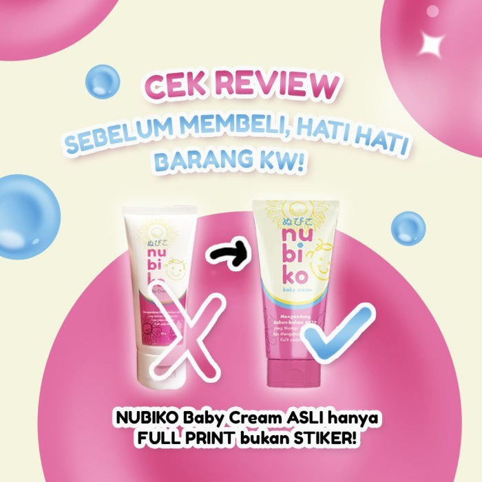 Nubiko Skincare Baby Cream Anak | Spesialis Bekas Luka | Krim Bayi