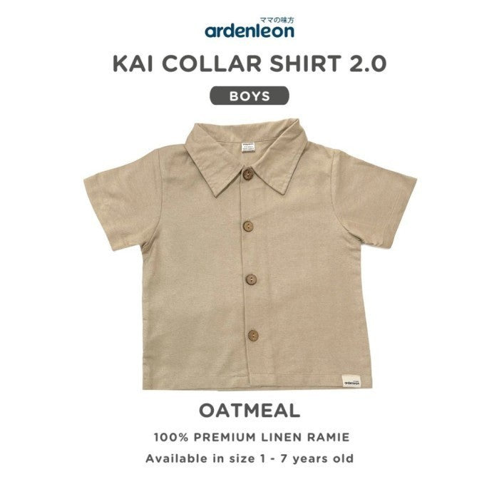 ARDENLEON Kemeja Anak Chic Kai Collar Shirt 2.0