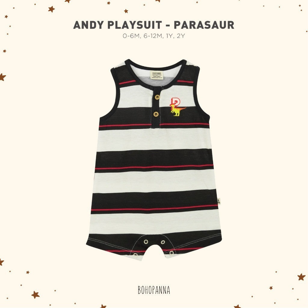 BOHOPANNA - ANDY PLAYSUIT - JUMPER ANAK 2481 Dinosaur