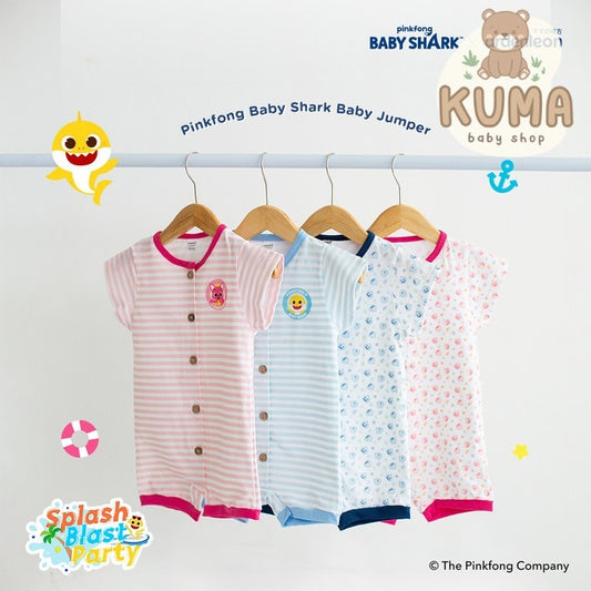 ARDENLEON Jumper Bayi Pinkfong Baby Jumper Baju Anak Bayi Shark