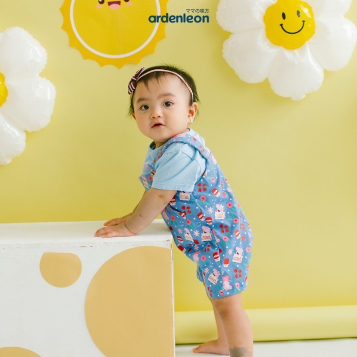 ARDENLEON Jumper Bayi Peppa Pig Romper Baju Anak Bayi