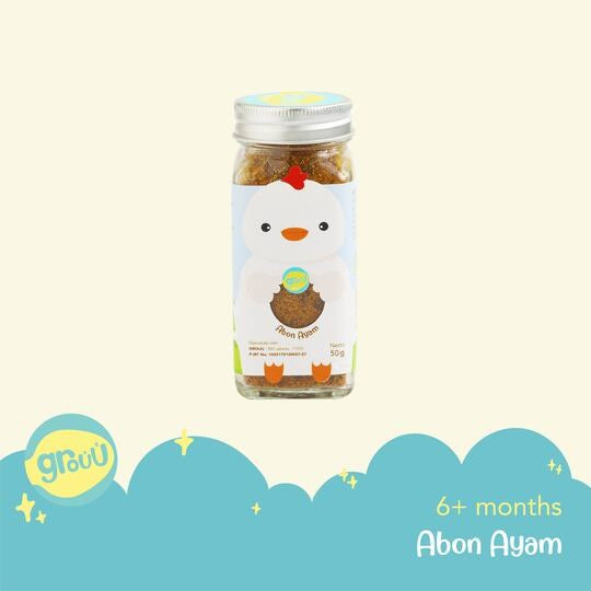 Grouu - Abon Mpasi & Anak (Abon Ayam, Abon Sapi) BB Booster