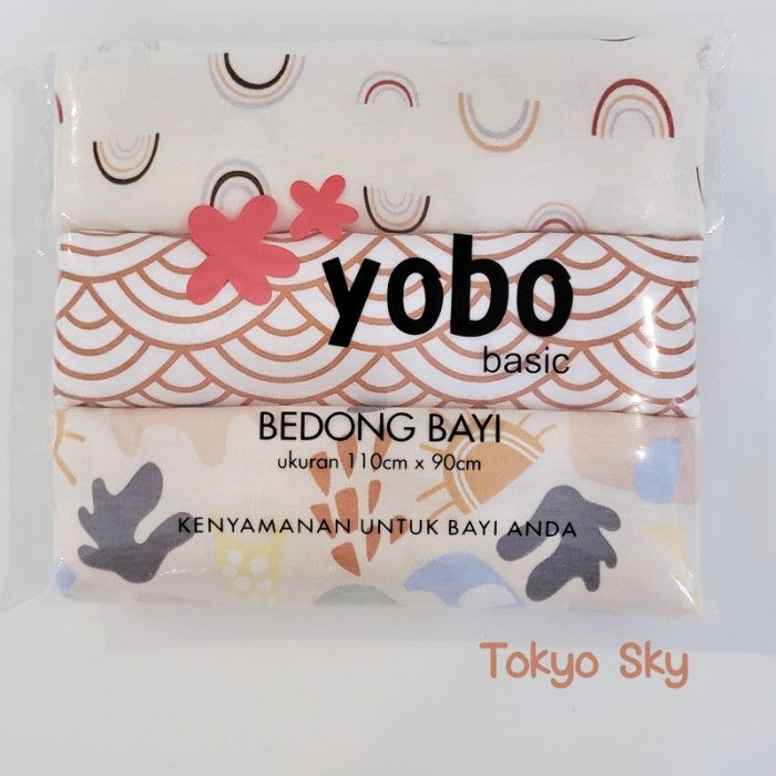 MIXED PACK YOBO Baby Swaddle Wraps Set of 3 | BEDONG BAYI x 3pcs NEW