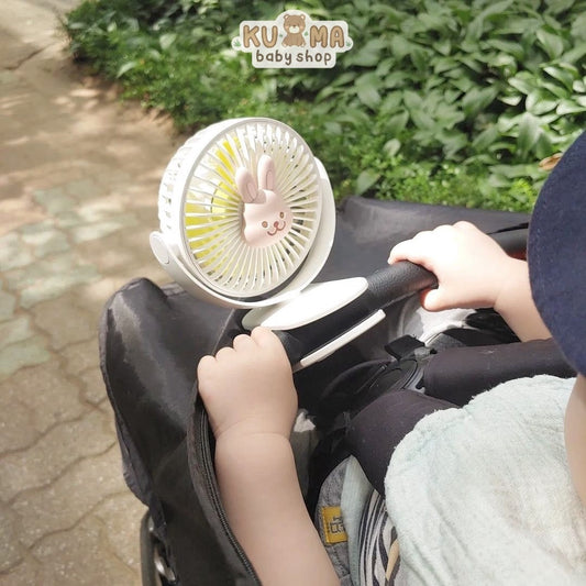 Kuma Bear Fan Kipas Stroller USB YT120