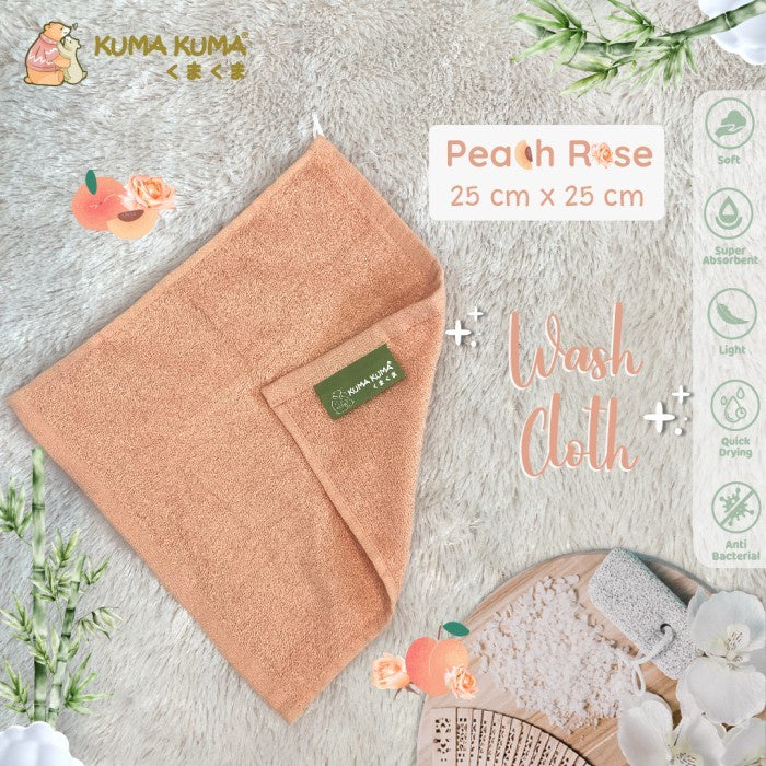 Washcloth by Kuma Kuma Handuk Mandi Bayi Kecil 4pcs