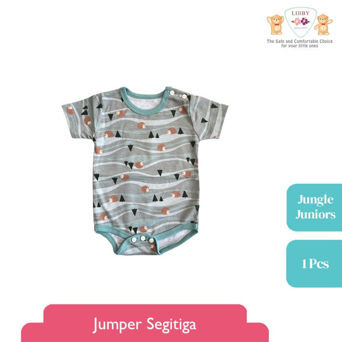 LIBBY Jungle Juniors Newborn Motif Baju Kodok Segitiga (1 pcs)