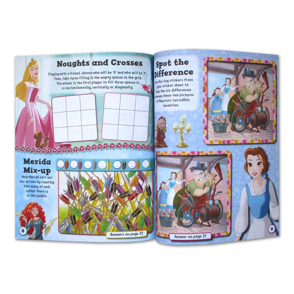 [Autumn] Disney Princess / Marvel Avengers 500 Stickers Activity Book (Stickers, Activities, Puzzles and Colouring)