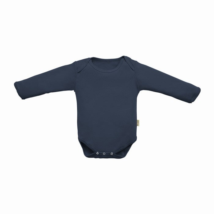 Nice Kids Baby Long Sleeve Bodysuit Baju Bayi Bodysuit Solid Color
