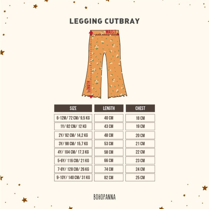 BOHOPANNA - CUTBRAY LEGGING - Legging Anak Perempuan 2356