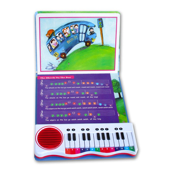 The Wheels on the Bus and other Play Along Songs Piano Board Book