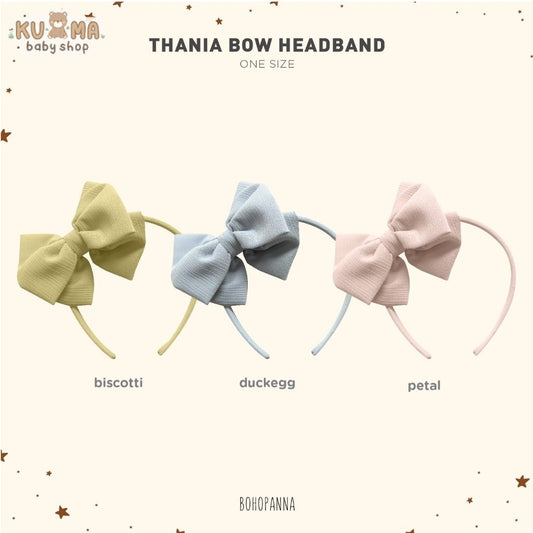 BOHOPANNA - RAYA COLLECTION 2025 - THANIA BOW HEADBAND - Pita Bayi
