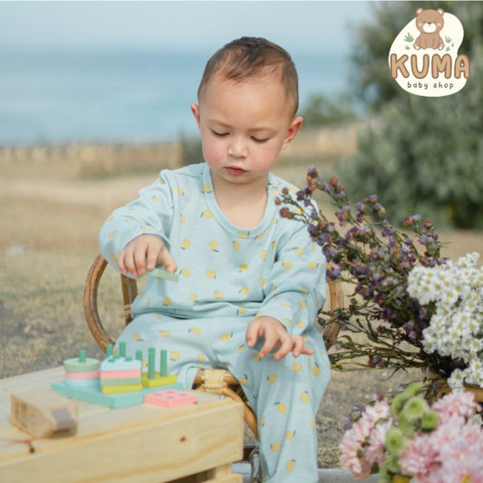 Little Palmerhaus - Little Wear Shoulder Button Long Set 18.0
