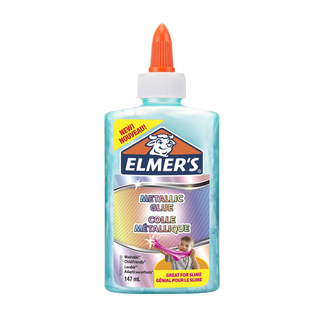 ELMERS Metallic Glue 147ml Lem Kertas Perekat Warna Metalik Bahan Slime Bahan Kerajinan