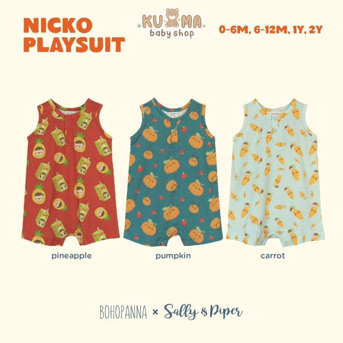 BOHOPANNA - BOHOPANNA X SALLY & PIPER - NICKO PLAYSUIT - Jumper Anak