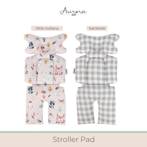 Aurora Baby - Alas Stroler dengan Sandaran Bantal Peyang (Peang)