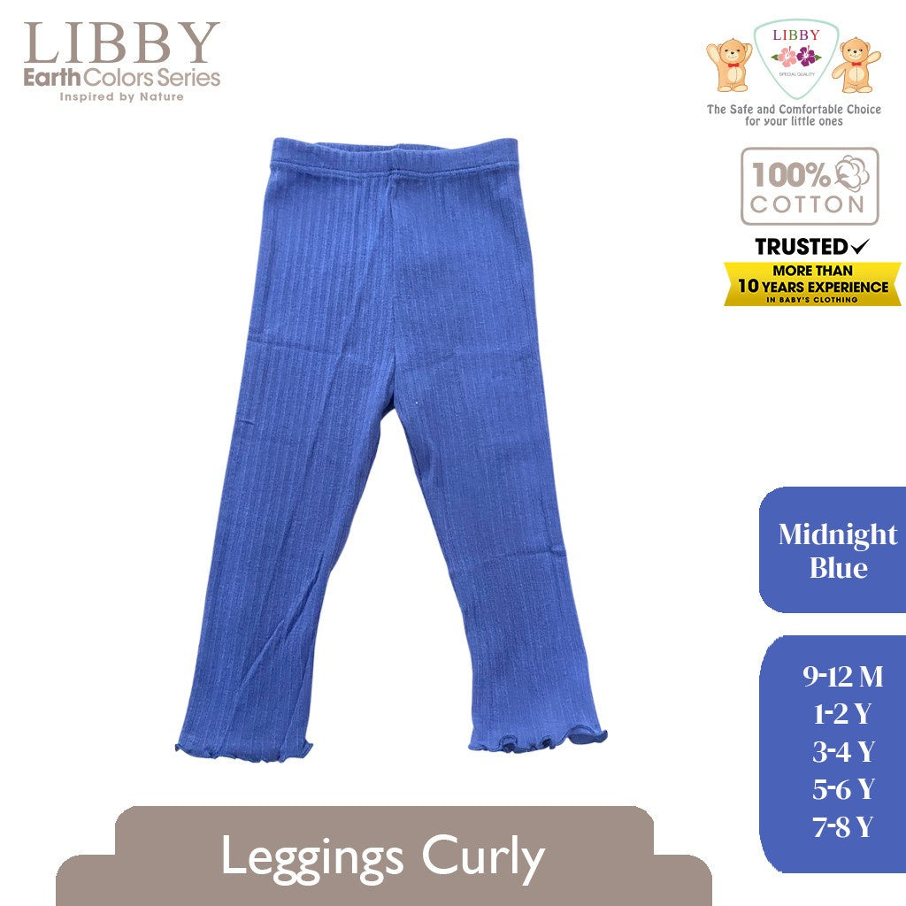 LIBBY Earth Legging Anak Perempuan Curly Girl (1PCS ) - Legging Bayi & Anak Perempuan 0-12 Tahun