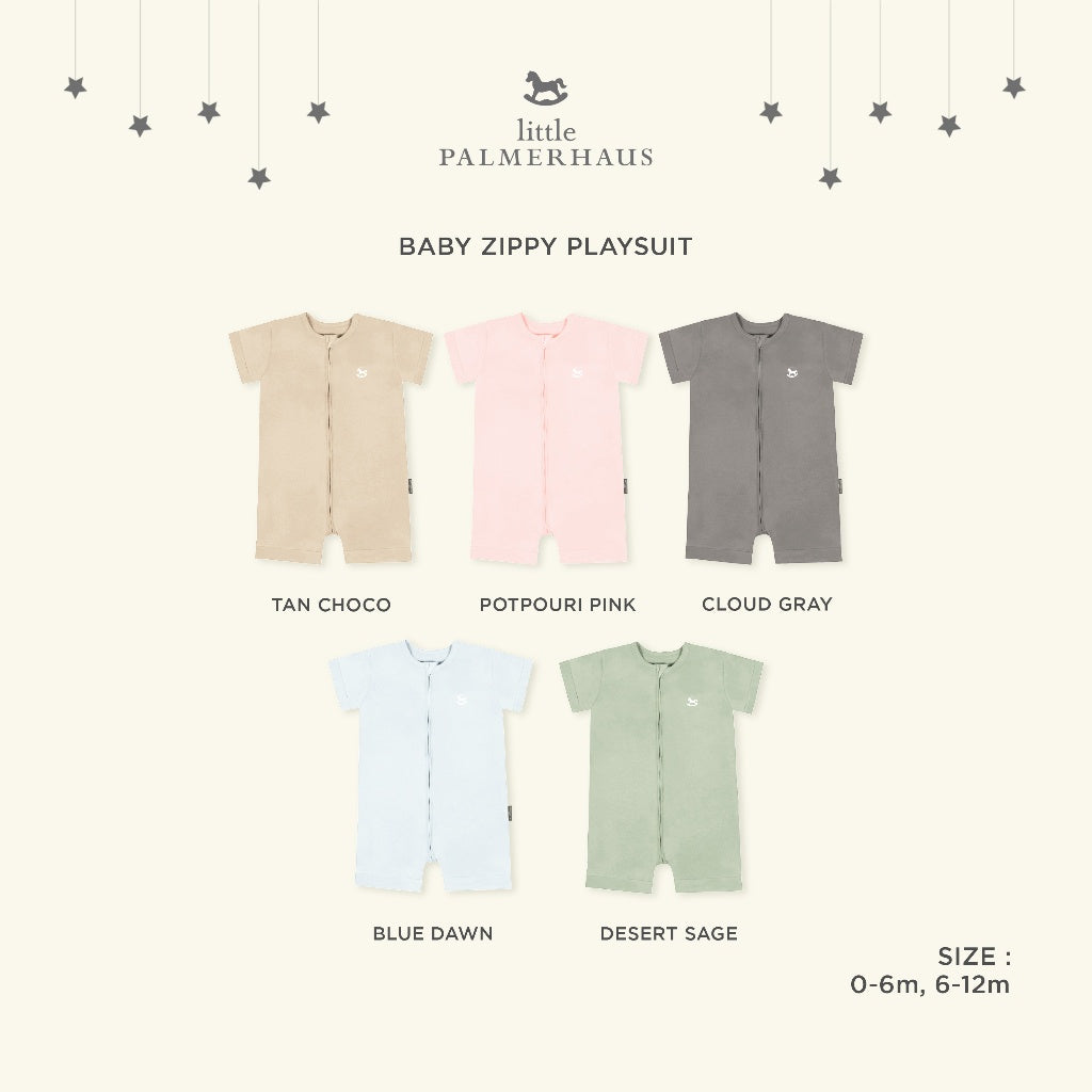 Little Palmerhaus - Baby Zippy Playsuit 8.0 (Jumper Bayi)