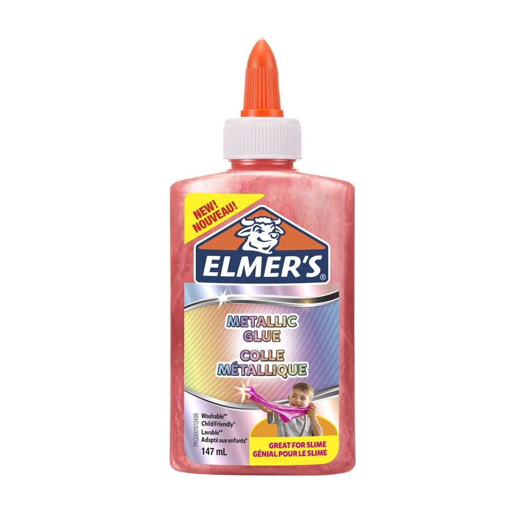 ELMERS Metallic Glue 147ml Lem Kertas Perekat Warna Metalik Bahan Slime Bahan Kerajinan