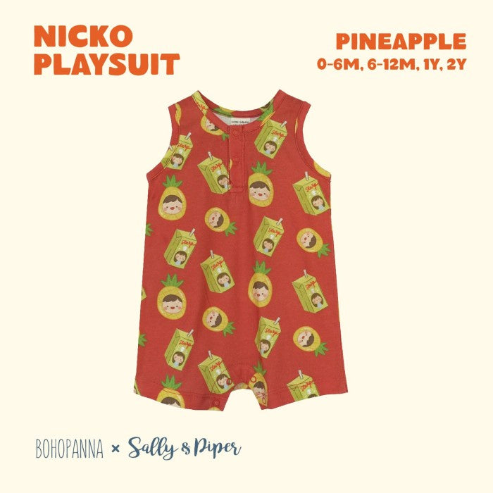 BOHOPANNA - BOHOPANNA X SALLY & PIPER - NICKO PLAYSUIT - Jumper Anak