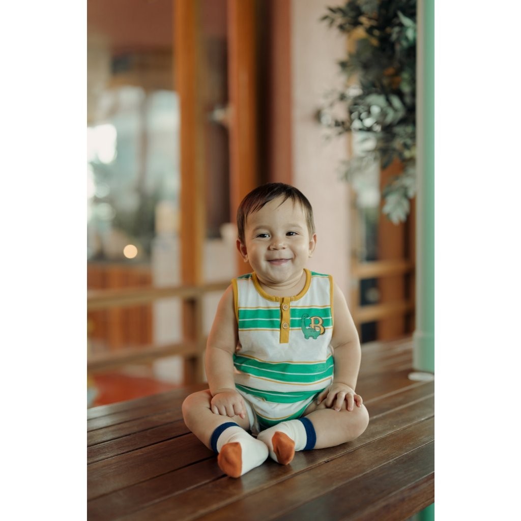 BOHOPANNA - ANDY PLAYSUIT - JUMPER ANAK 2481 Dinosaur