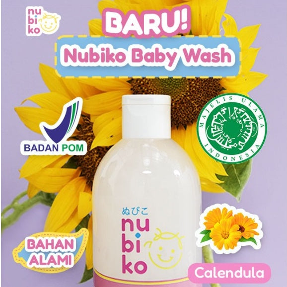 Nubiko Baby Wash | With Calendula | Kulit Sensitif