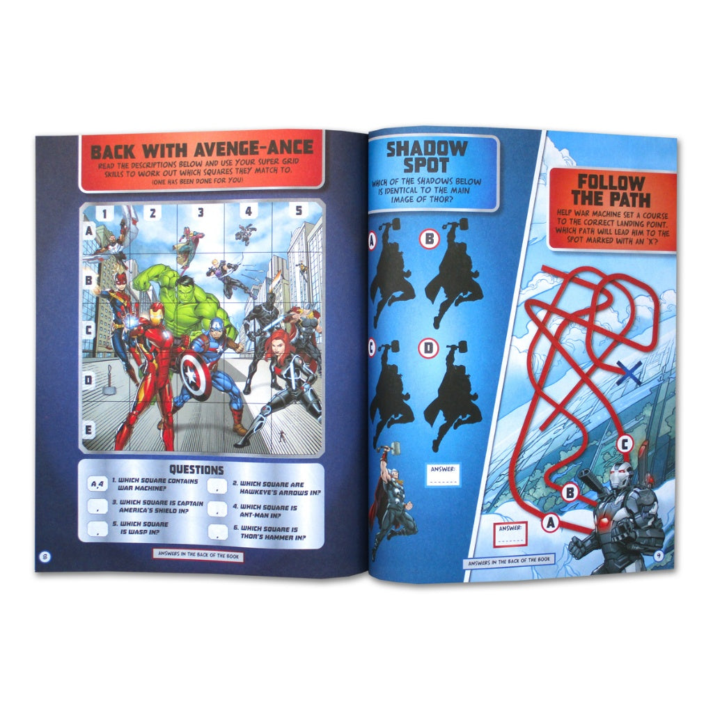[Autumn] Disney Princess / Marvel Avengers 500 Stickers Activity Book (Stickers, Activities, Puzzles and Colouring)