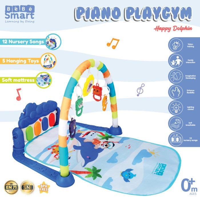 Bebe Smart Bebesmart Piano Playgym Alas Bermain Anak