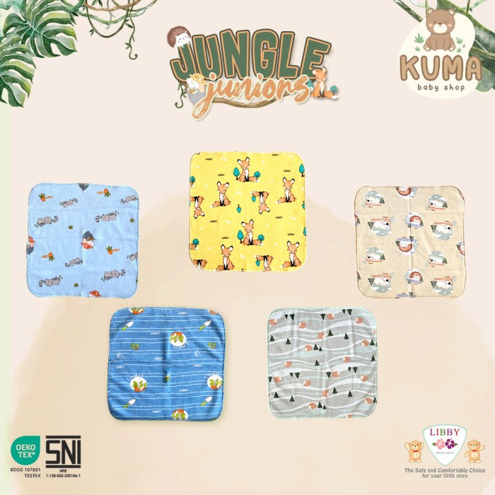 LIBBY Saputangan / Lap Jungle Juniors Motif (1 pcs)